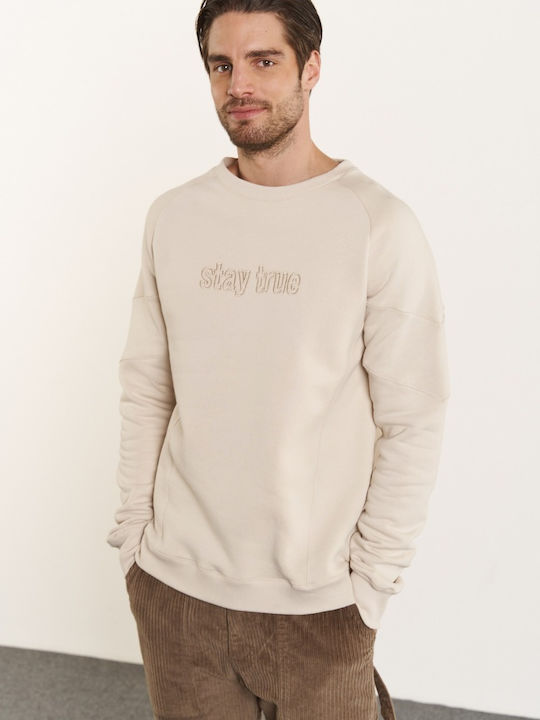 Edward Jeans Sweatshirt Men's Sweatshirt Beige