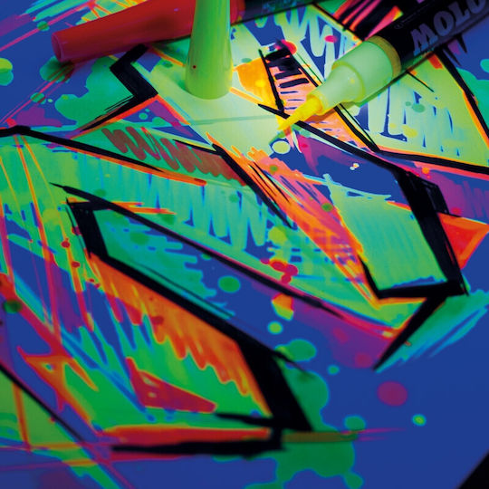 Molotow Marker indelebil Fluorescent Blue 1buc