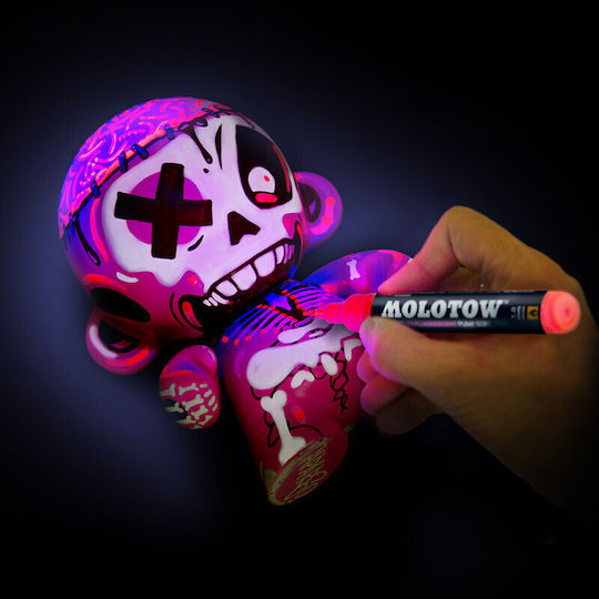 Molotow Marker indelebil Fluorescent Blue 1buc