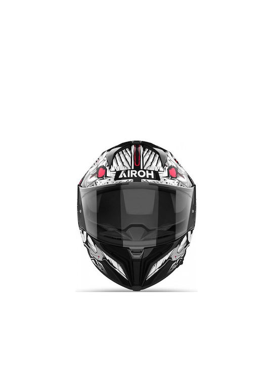 Airoh Matryx Nytro gloss Motorradhelm Volles Gesicht ECE 22.06 1500gr mit Pinlock und Sonnenblende