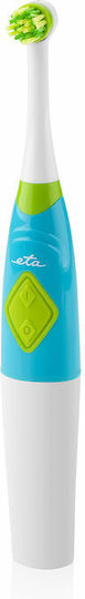 ETA Children's Electric Toothbrush with Chronograph Blue Green with Replacement Heads