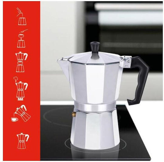 Alpina Appliances Кафеварки За Еспресо 6 Кафета Сребрист
