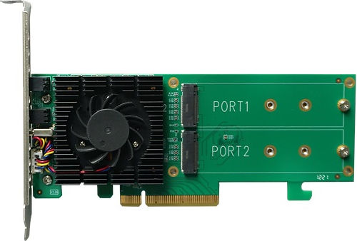 Highpoint PCIe Controller with RAID Port