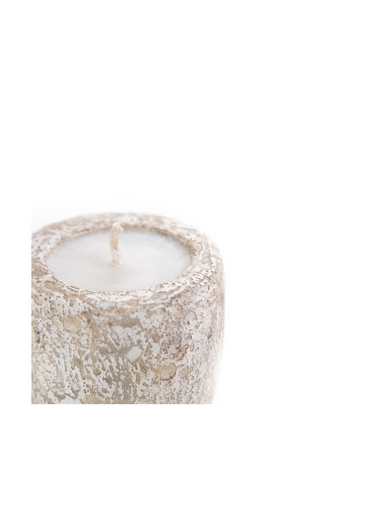 Soulworks Candle Holder Ceramic in White Color 11x11x10cm 1pcs