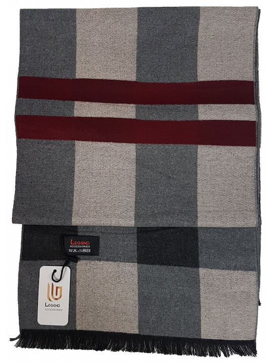 Legend Men's Cashmere Scarf Gray
