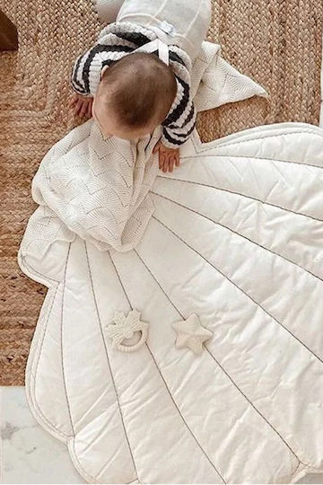Baby u Rock Κοχύλι Παιδικό Χαλί Ροζ 90x100cm