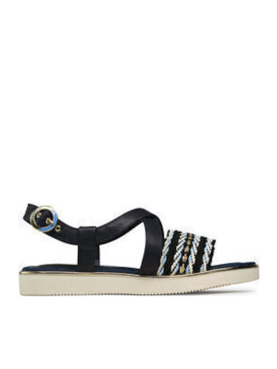 Tais Women's Flat Sandals in Navy Blue Color