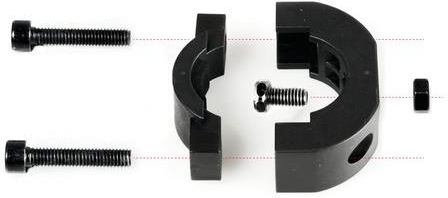 Moto Discovery Bases for Projectors Μοτοσυκλέτας in Black Color 90465