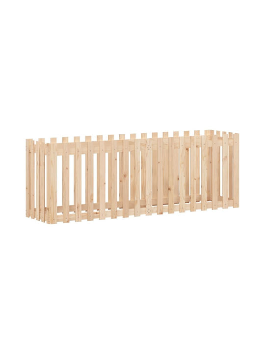 vidaXL Erhöht Blumenkasten Hölzernes Masif 200x50x70cm.