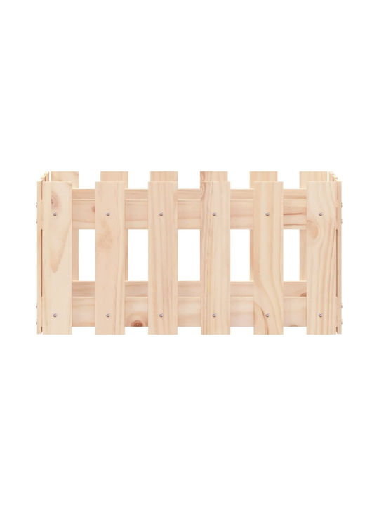 vidaXL Planter Box Lemn Bej 60x30x30cm.