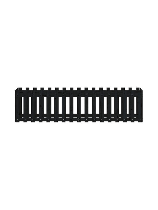 vidaXL Planter Box Lemn Întuneric 200x50x50cm.