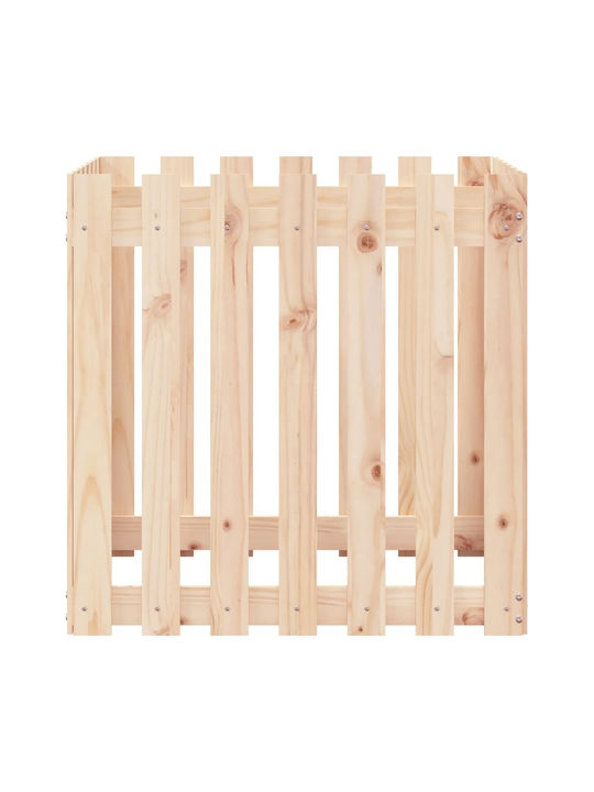 vidaXL Planter Box Lemn Roz 70x70x70cm.