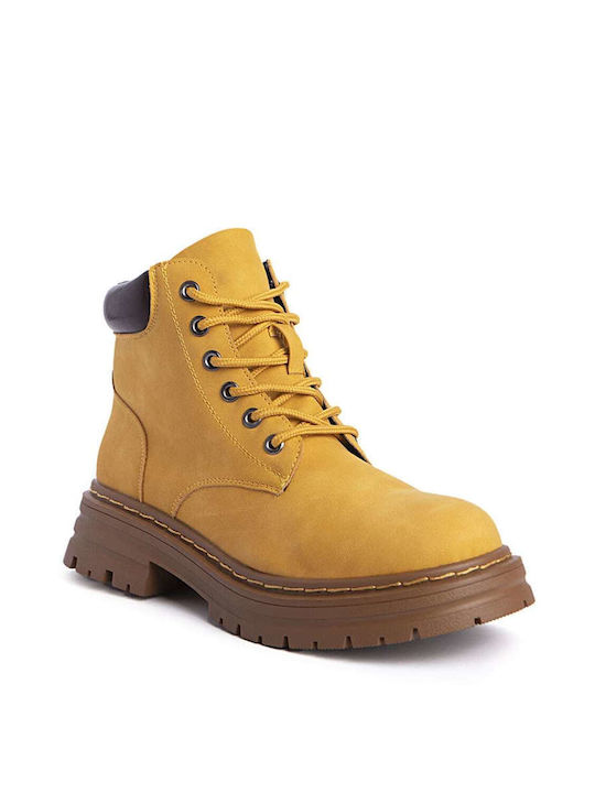 Keep Fred Women's Ankle Boots Yellow