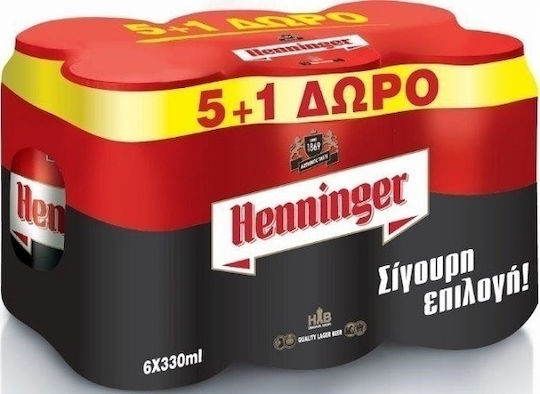 Henninger Henninger 330ml 6τεμ Lager Κουτί 6x330ml