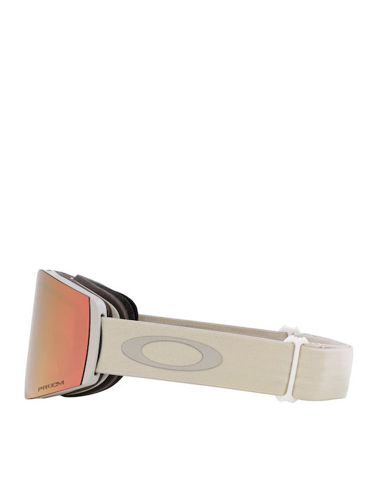 Oakley Fall Line M Μάσκα Σκι & Snowboard Ενηλίκων Γκρι με Φακό σε Γκρι Χρώμα