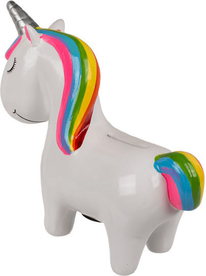 Out of the Blue Unicorn Κουμπαράς Κεραμικός Λευκός Out of the Blue Unicorn Κουμπαράς Κεραμικός Λευκός