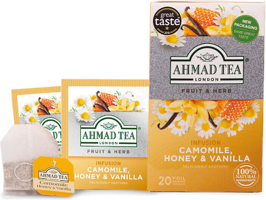 Ahmad Tea Чай 20 Чанти 30гр 1бр с Аромат Лайка, мед и ванилия