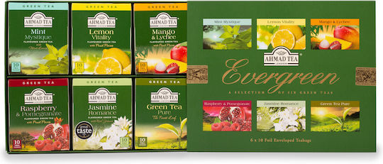 Ahmad Tea Ceai Evergreen 10 Pungi 6buc