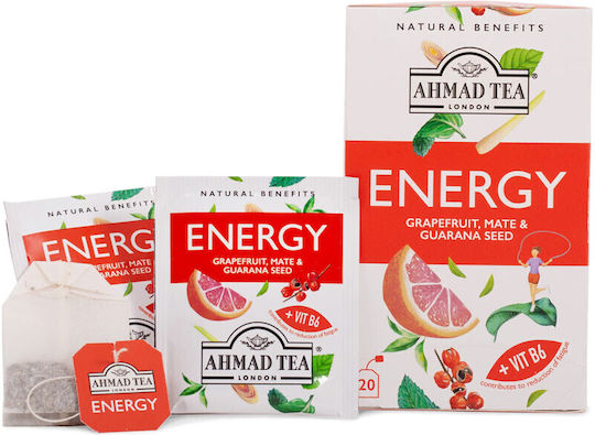 Ahmad Tea Μάτε Τσάι Energy 20 Φακελάκια