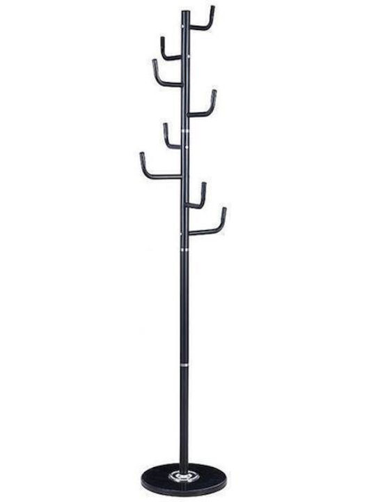 Next Metallic Coat Rack Black 36x36x180cm