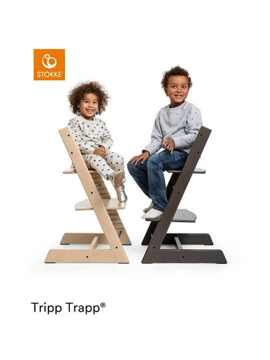 Stokke Tripp Trapp Καρεκλάκι Φαγητού με Ρυθμιζόμενο Ύψος Serene Pink