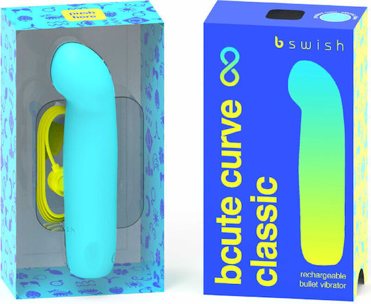 bswish Mini Κλασικός Δονητής 10cm Μπλε