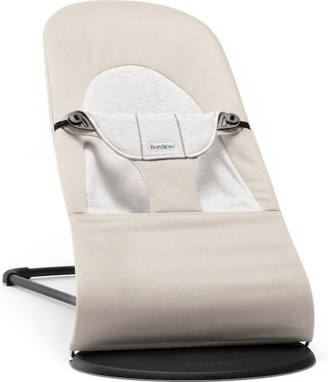 BabyBjorn Χειροκίνητο Relax Μωρού Balance Soft Beige/Grey για Παιδί έως 13kg