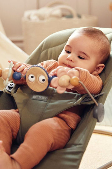 BabyBjorn Manual Baby Relax Bliss Petals Dark Green for Child up to 13kg