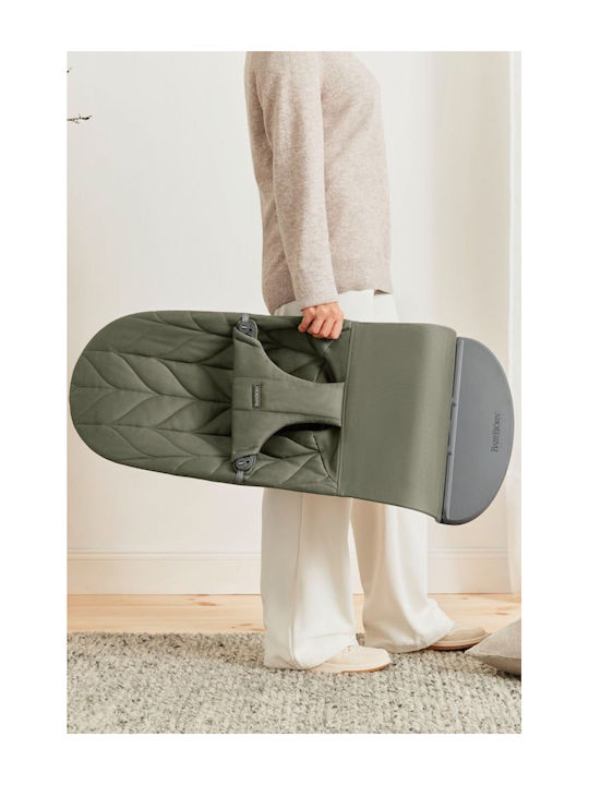 BabyBjorn Manual Baby Relax Bliss Petals Dark Green for Child up to 13kg