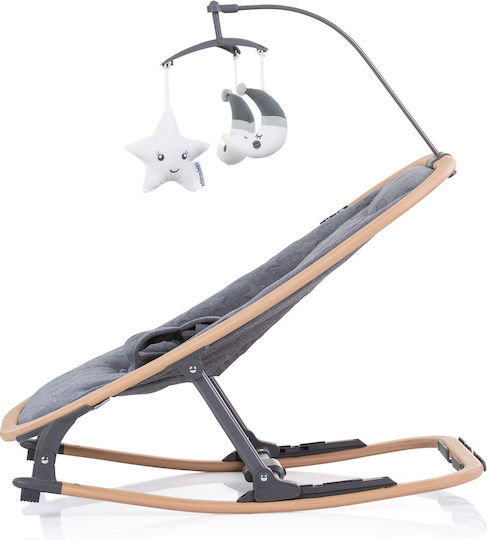 Chipolino Manual Baby Relax Velvet Gray for Child up to 9kg