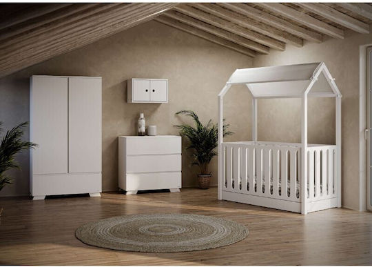 Casababy Polymorphische Montessori Babybett La Maison Weiß