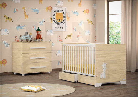 Casababy Πολυμορφική Κούνια Giraffe Καφέ