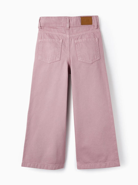 Zippy Pantaloni copii din denim Roz