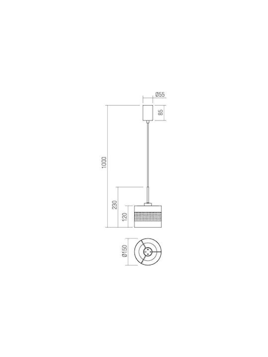 Redo Group Pendant Light Single-Light for Socket E27