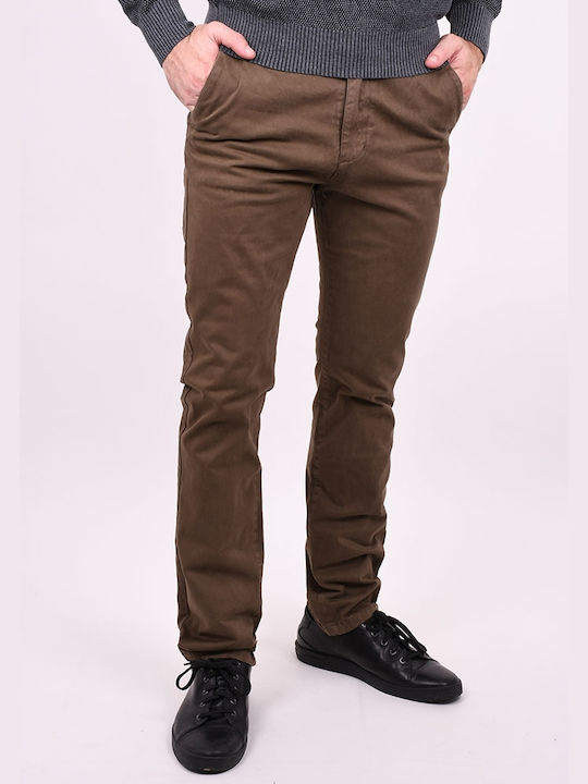 Dsplay Men's Trousers Chino coffee