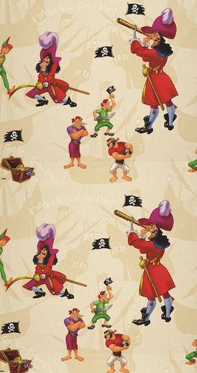 Disney Детска завеса Peter Pan с презрамки 11 140x290cm
