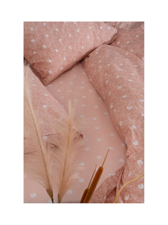 Palamaiki Kinder Vorhang Leuchtend Luminous Fleck mit Borte Rosa 170x260cm