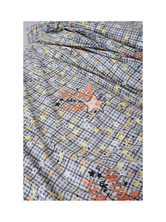 Palamaiki Kids Rod Pocket Curtain Luminous Cluster Gray 170x260cm