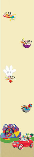 Disney Kids Rod Pocket Curtain 10145 Club House Beige 140x290cm