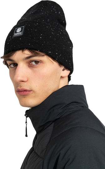 'dusk' Beanie Männer Beanie Gestrickt in Schwarz Farbe