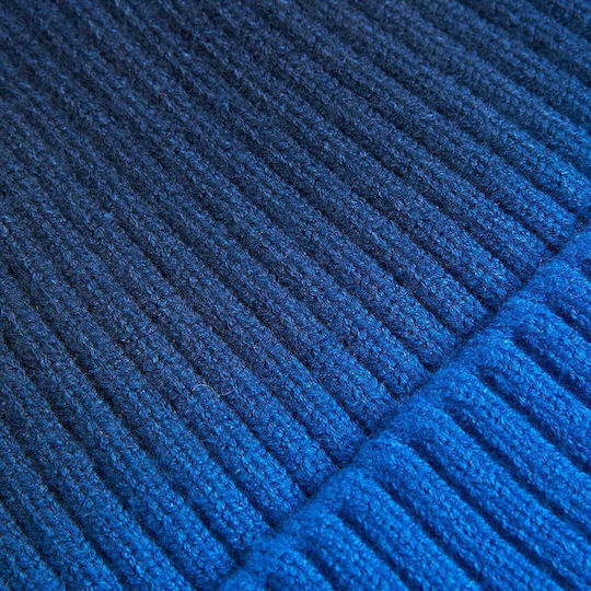 Beanie Γυναικείος Fleece Σκούφος Πλεκτός σε Μπλε χρώμα