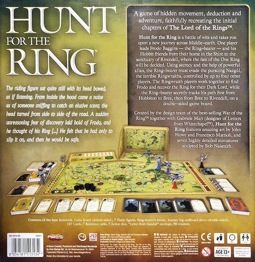 Επιτραπέζιο Παιχνίδι The Hunt for the Ring για 2-5 Παίκτες 13+ Ετών (EN) Ares Games