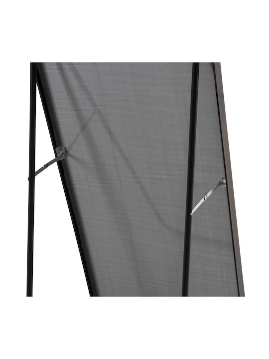 Freebox Floor Mirror with Aluminum Frame Μαύρο 39x35x160cm