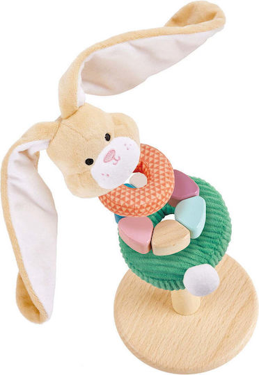 Hape Jucărie de Stivuire Bunny Stacker pentru 0++ Luni