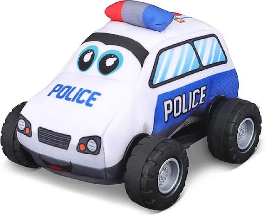 Bburago Vehicle Μy 1st Soft Car Police Car made of Fabric for 12++ Months