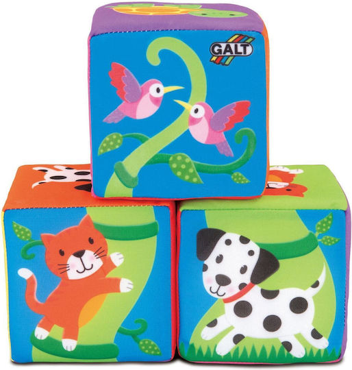 Galt Toys Cub de Activități Soft Blocks din Țesătură pentru 0++ Luni