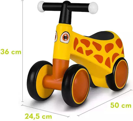 Lionelo Sammy Ride On για 3+ μηνών Κίτρινο
