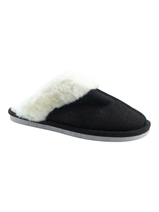 Jomix Winter Women's Slippers in Black color