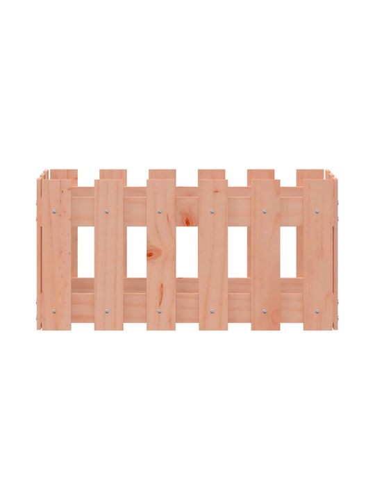 vidaXL Кутия за саксии Дърво Бежов 60x30x30см.