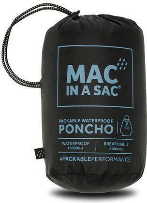 MAC In a Sac Пончо Черно Водоустойчиво Ловно Черно